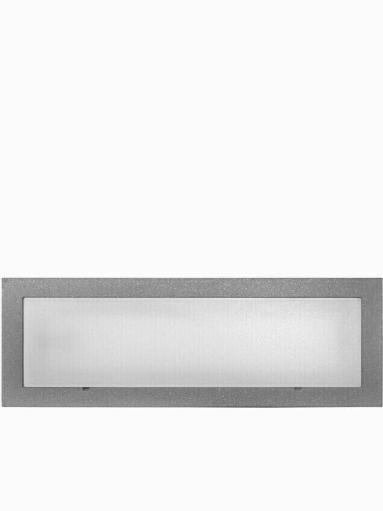 Adeleq Επιτοίχια Εξωτερική Πλαφονιέρα LED IP54 1.3W 18x6εκ.