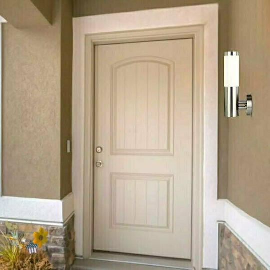 V-TAC Aplica de exterior montată pe perete E27 IP44 7.6x14x33.5εκ.