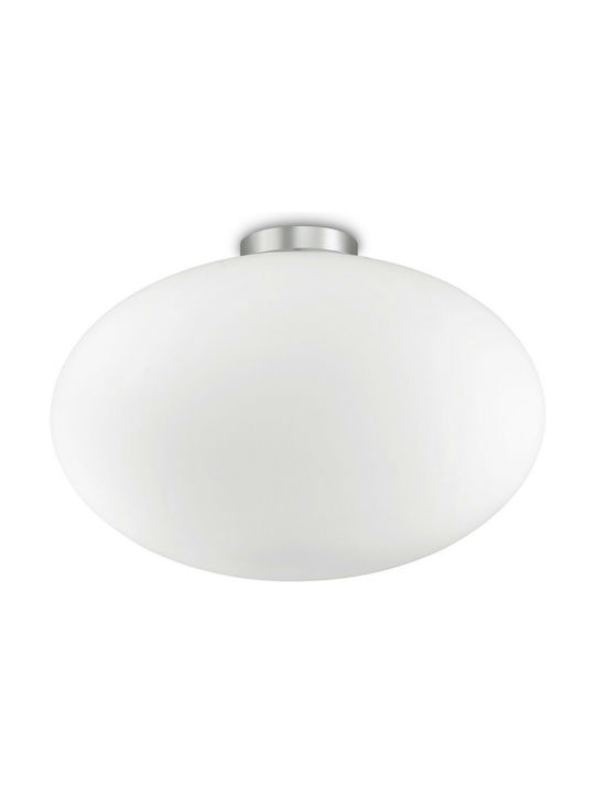 Ideal Lux Candy PL1 Modernă De sticlă Plafonieră de tavan cu Dulie E27 40buc Alb