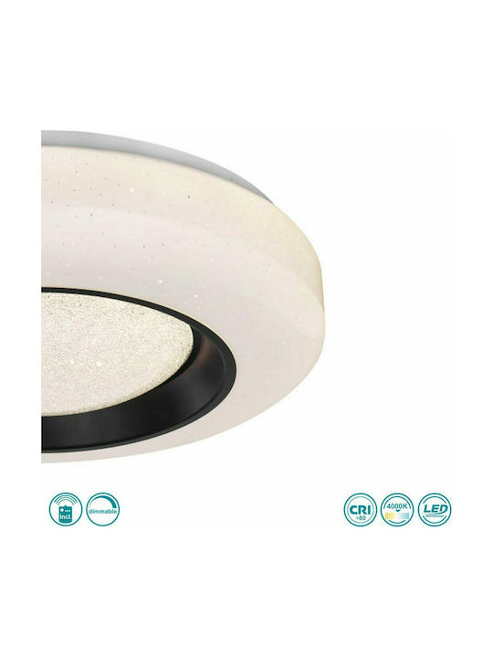 Globo Lighting Gello Ceiling Mount Light 39cm White with Integrated LED