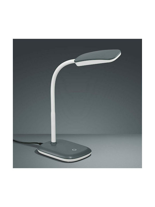 Trio Lighting Boa LED Schreibtischlampe mit flexiblem Arm in Gray Farbe