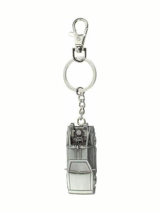 Sd Toys Schlüsselanhänger Back to Future Delorean 3D Metallisch Silber