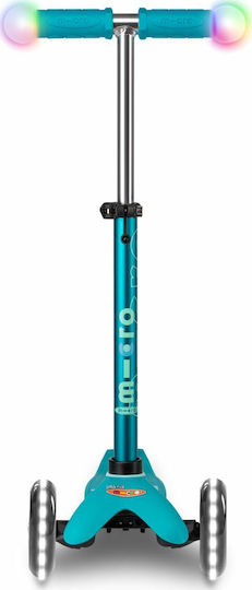 Micro Παιδικό Πατίνι Mini Deluxe Magic LED Τρίτροχο για 2-5 Ετών Γαλάζιο