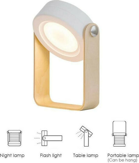 Allocacoc LanternLamp Декоративна Лампа Lattern Бял