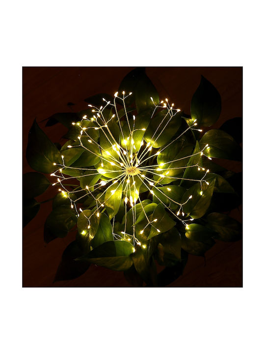 Dekorative Lampe Optische Faser Weiß