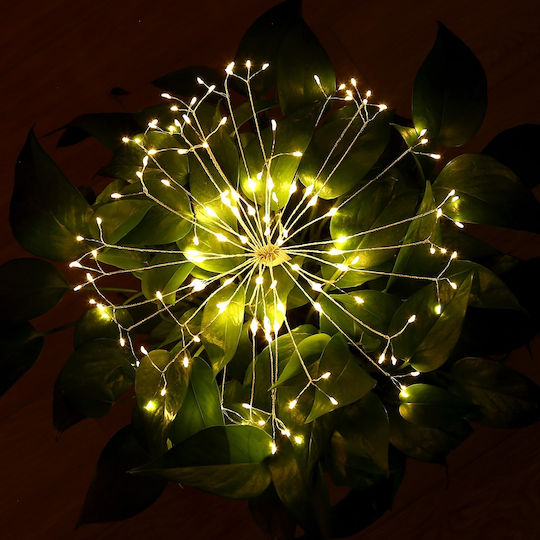 Dekorative Lampe Optische Faser Weiß