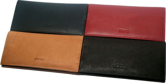 Marvel Lederne Tabaktasche in Braun mit magnetischem Verschluss 17x8cm