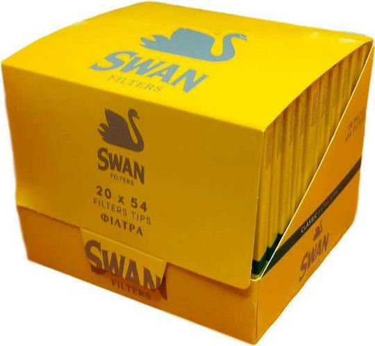 Swan Pocket Κίτρινα Extra Slim 54 Φιλτράκια 20τμχ