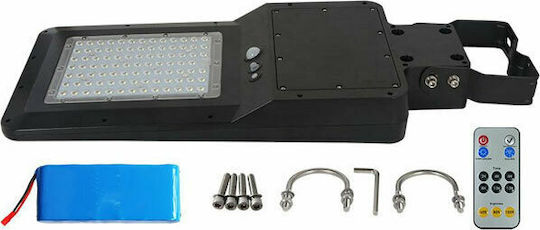 V-TAC Lampă Solară Stradală 40W 4800lm Alb Natural 4000K cu Senzor de Mișcare, Fotocelulă și Telecomandă IP65 70.61bucx28.97bucx7.36buccm
