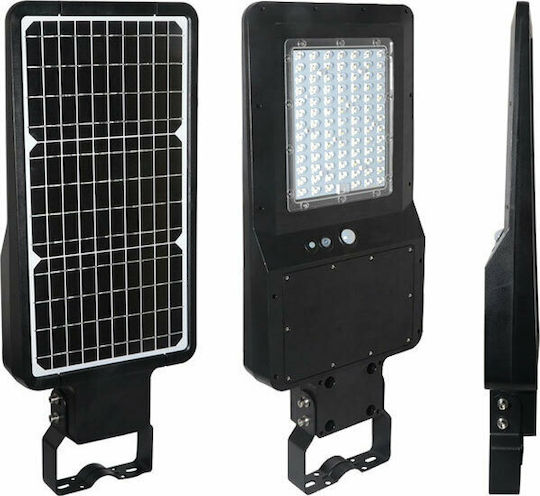 V-TAC Lampă Solară Stradală 40W 4800lm Alb Natural 4000K cu Senzor de Mișcare, Fotocelulă și Telecomandă IP65 70.61bucx28.97bucx7.36buccm