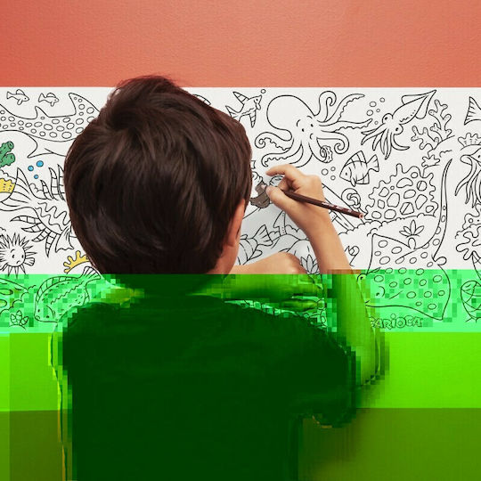 Carioca Coloring Roll Set de Colorat Sub apață 198x30cm 8buc