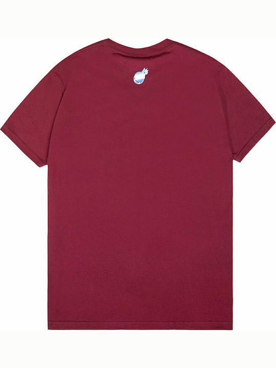 The Hundreds Beyond Slant Men's Short Sleeve T-shirt Burgundy