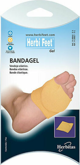 Herbi Feet Μαξιλαράκια HF 6022 με Gel για το Μετατάρσιο Large 2τμχ