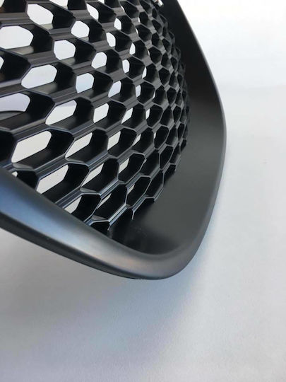 goodGo Honeycomb Μάσκα για Seat Leon 1p 05-09 Μαύρη