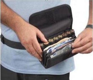 Ratiotec Fabric Waiter Waist Bag / Pouch with 8 Number of Spit 20.3x10.4x6.8cm