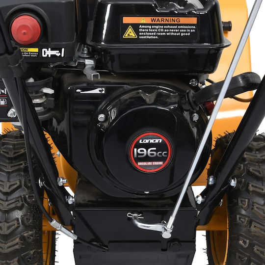 vidaXL Benzinbetriebener Schneefräse 6.5hp