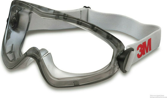 3M G2890SA Safety Glasses / Work Mask for Protection with Transparent Lenses 1pcs