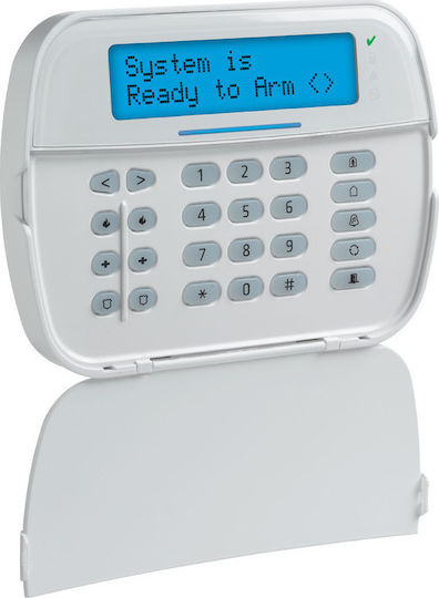 DSC HS2LCDWF8E6 Wireless Security Access-Control Keypad with Screen White