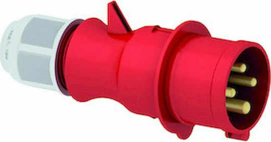 Geyer Male Industrial Socket Socket 3x32A 230V IP44 21013