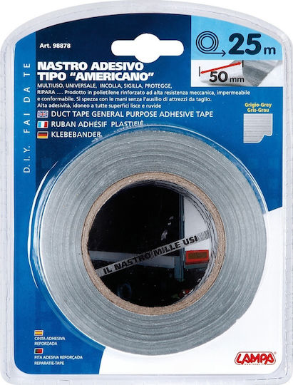 Lampa Μονωτική Ταινία 50mm x 25m Γκρι