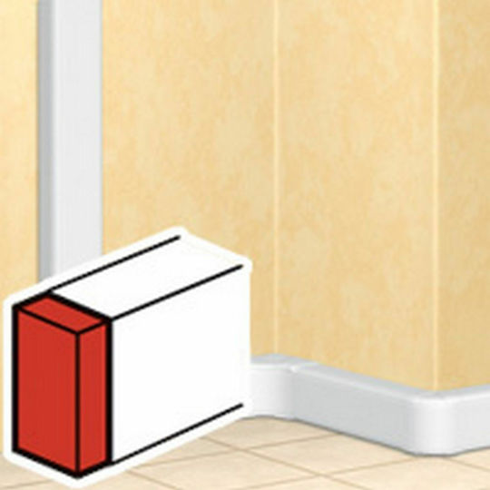 Legrand Dlp Kanalbeschlag Außenabdeckung für Kanäle 105x35mm 010701