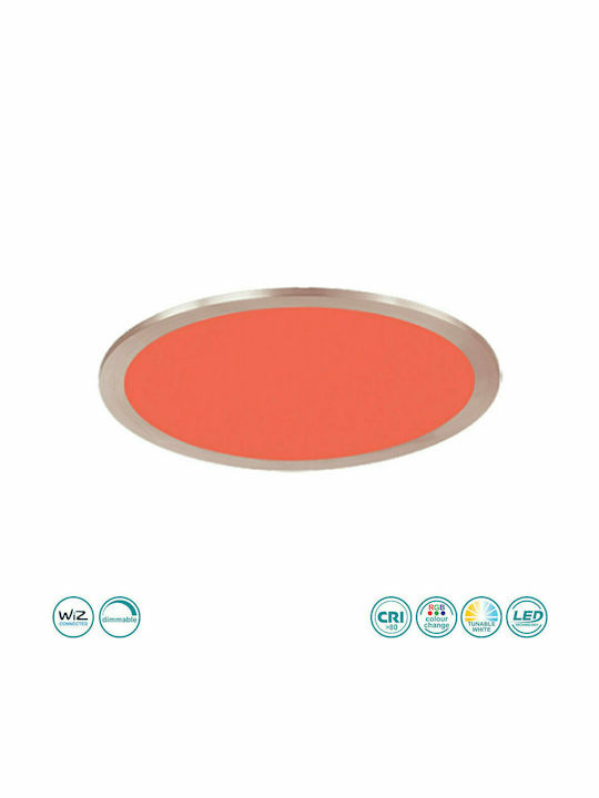 Trio Lighting Griffin Round Outdoor LED Panel 36W RGBW Diameter 60cm