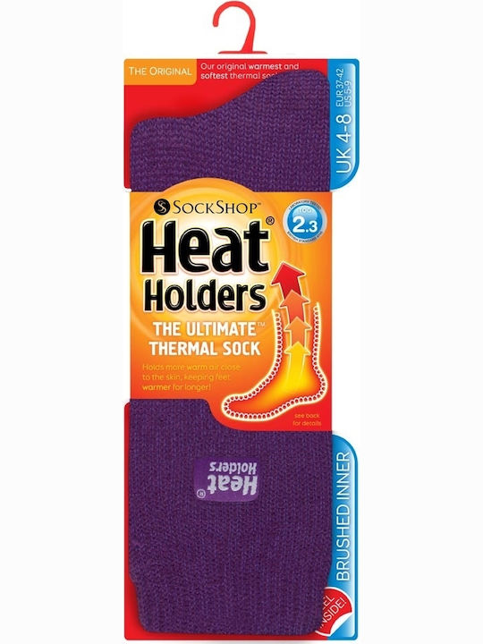 Heat Holders 80016 Γυναικείες Ισοθερμικές Κάλτσες Μωβ