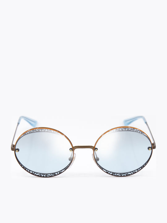 Vogue Women's Sunglasses with Orange Metallic Frame and Grey Gradient Mirror Lenses 4118S 50747C