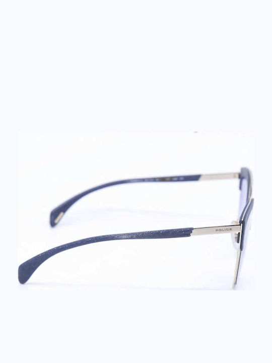 Police Women's Sunglasses with Navy Blue Frame SPL618 0594