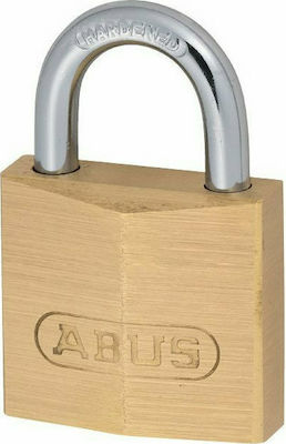 Abus 713 Steel Padlock Brass with Key Brass 20mm 1pcs