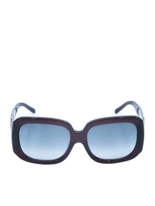 Burberry Women's Sunglasses with Burgundy Plastic Frame and Burgundy Gradient Lens BE4041B 30148G