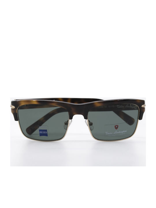 Tonino Lamborghini Men's Sunglasses with Brown Frame TL535 52