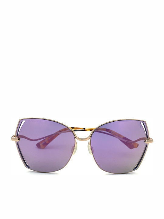 Bolon Damen Sonnenbrille mit Gold Metall Gestell BL8038B30