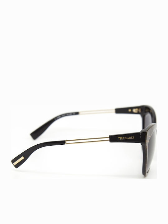 Trussardi Γυναικεία Γυαλιά Ηλίου με Καφέ Σκελετό STR295 02AB