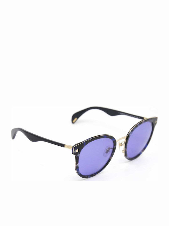 Police Women's Sunglasses with Blue Frame SPL617 0L93