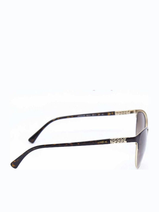 Vogue Women's Sunglasses with Black Metallic Frame and Brown Lenses VO 4058SB 997/13