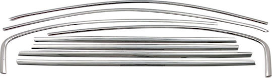 S-dizayn Αυτοκόλλητα Trim Μαρκε Παραθύρων για Fiat Tipo 4D 2015 8τμχ