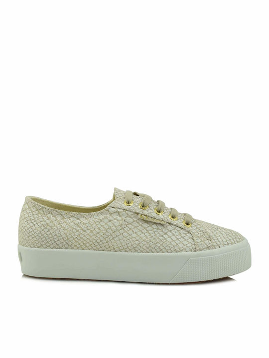 Superga 2730 Fantasycotlinenw Flatforms Sneakers Beige