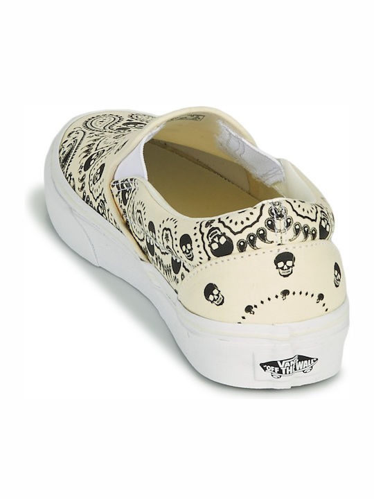 Bandana Classic Women's Canvas Slip-Ons Classic White/Black