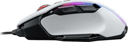 Roccat Kone AIMO Remastered RGB Gaming Gaming Maus 12000 DPI Weiß