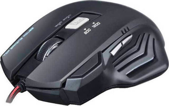 Rebeltec Punisher 2 Gaming Ποντίκι Μαύρο