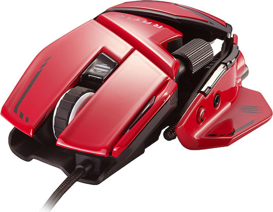 Mad Catz R.A.T. 8+ RGB Gaming Ποντίκι 16000 DPI Κόκκινο