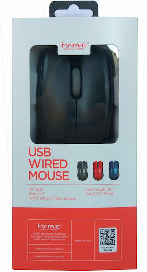 Marvo DMS002 Cu fir Mouse Gri