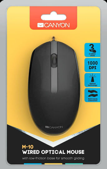 Canyon M-10 Verkabelt Maus Schwarz