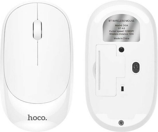 Hoco DI04 Ασύρματο Ποντίκι Λευκό