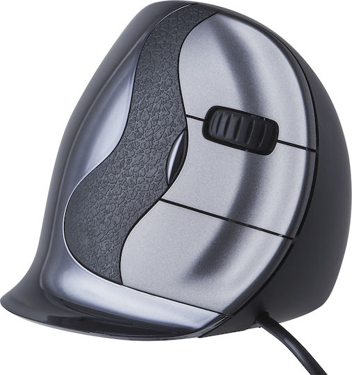 Bakker Elkhuizen Evoluent D Normal Verkabelt Ergonomisch Vertikal Maus Gray