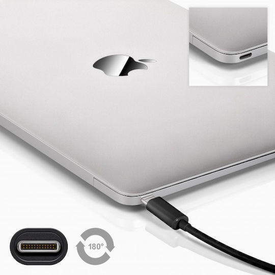 Goobay 67890 USB 3.0 Cable USB-C male - USB-A 15W Black 1m (67890)