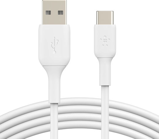 Belkin USB 2.0 Cable USB-C Male - USB-A White 3m CAB001BT3MWH