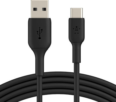 Belkin USB 2.0 Cable USB-C male - USB-A male Black 1m (CAB001bt1MBK)