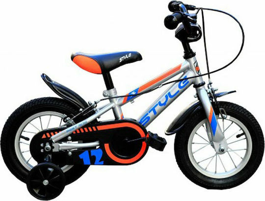 Style Challenger ΙΙ 12" Παιδικό Ποδήλατo BMX (2020) Ασημί